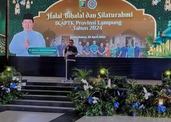 Sulpakar Komandoi Ribuan Alumni IKAPTK Lampung, Gelar Silaturahmi Akbar dan Halal Bihalal 1445 Hijriah
