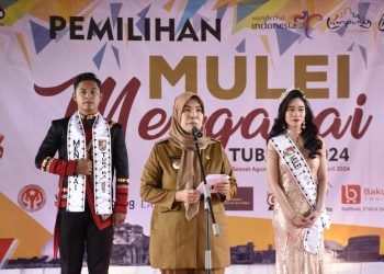 Jessica dan Diki dinobatkan sebagai Mulei & Menganai  Tubaba 2024