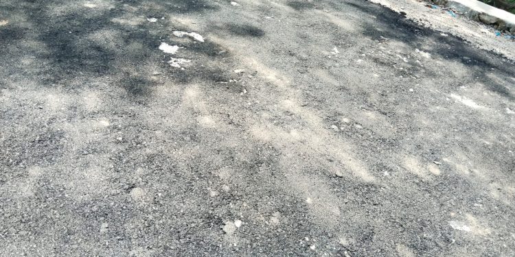 Stab Dinas PUPR Tanggamus Sebut Pernyiraman Aspal Jalan Rigid Beton Rusak Tidak Ada Dalam Junlis