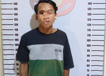 Aksi Sigap Polisi Tangkap Suami Tega Bacok Istri di Lampung Utara