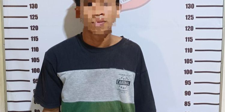 Aksi Sigap Polisi Tangkap Suami Tega Bacok Istri di Lampung Utara