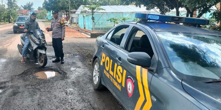 Polsek Tulang Bawang Tengah Intensifkan Patroli Siang, Cegah Gangguan Kamtibmas