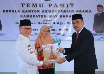 Saipul, S.Sos.,M.IP menghadiri Acara Temu Pamit di lingkungan Kantor Kementerian Agama Kab Way Kanan