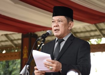 Pimpin Upacara Harkitnas ke-116, M. Firsada Sampaikan Pidato Menkominfo RI