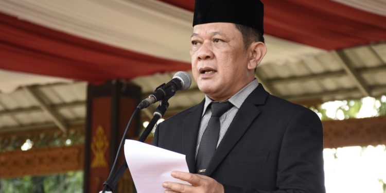 Pimpin Upacara Harkitnas ke-116, M. Firsada Sampaikan Pidato Menkominfo RI