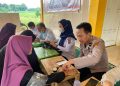 Polres Lampung Utara Gelar Bhakti Kesehatan Gratis di Pondok Pesantren