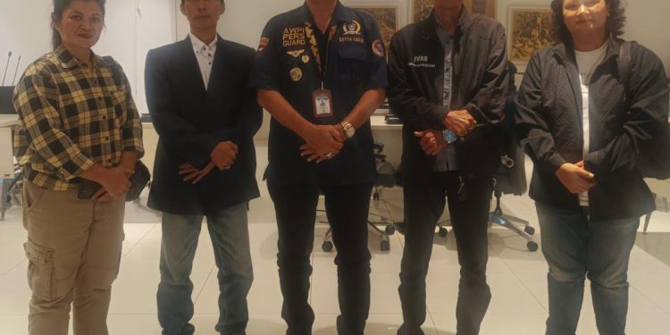 Pengurus KSB FWBR (Forum Wartawan Bekasi Raya) Menghadiri Undangan Pelantikan Pengurus DPD AWPI DKI