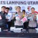Rangking 1 Capaian Operasi Sikat Krakatau 2024, Polres Lampung Utara Ungkap 54 Kasus Kejahatan 
