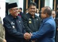 Plh Pj Bupati Lampura Drs. Lekok. MM Menghadiri Acara Sertijab Pj Gubernur Lampung