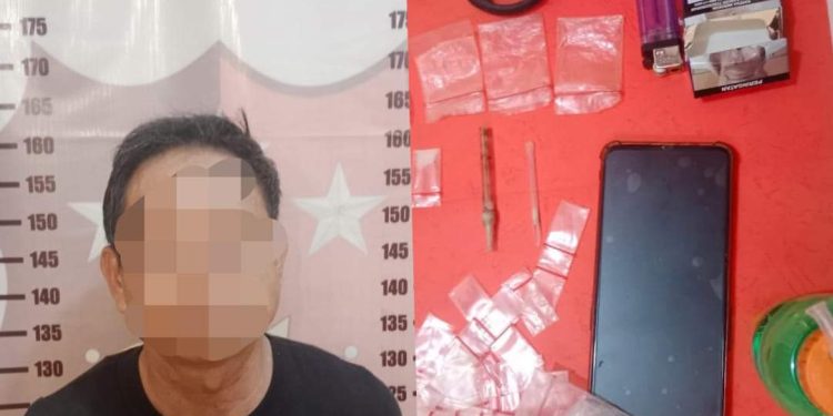 Team Opsnal Polsek Kotabumi Kota Amankan Pelaku Tindak Pidana Penyalahgunaan Narkotika