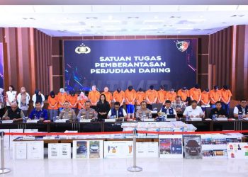 Polri Bongkar Tiga Situs Judi Daring Online