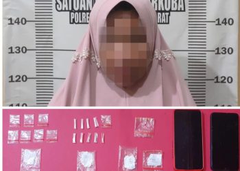 Sat Res Narkoba Polres Tulang Bawang Barat amankan Seorang Wanita Non To Ops Antik
