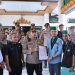 Kapolres Lampung Utara Pimpin Pengamanan Aksi Damai PC HMI di Kantor DPRD 