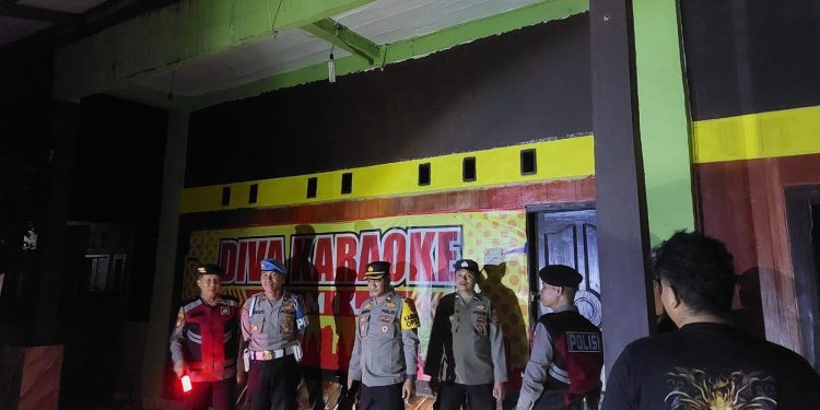 Dalam Rangka Ops Antik, Polres Tulang Bawang Barat Razia Sejumlah Tempat Hiburan Malam