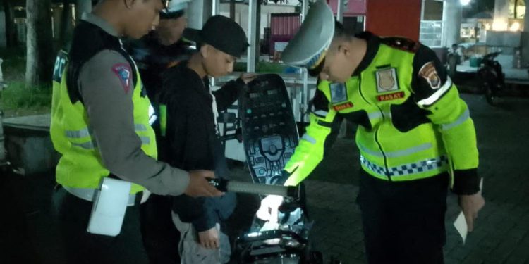 Satlantas Polres Tubaba dan Gabungan Personel Lainnya Melaksanakan Giat Rutin Tingkatkan KRYD