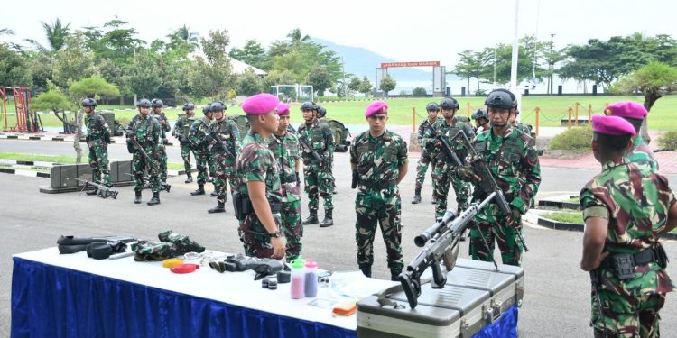 RUPANPUR YONIF 7 MARINIR DI BERANGKATKAN DLM RANGKA LATTAP RUPANPUR 2024