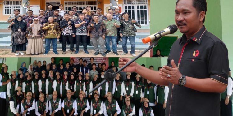 Bawaslu Mesuji Melalui Kordiv HPPH Wahyu Eko Prasetyo Melekatkan Pengawasan Pada Pelantikan dan Bimtek Pantarlih di Kec Mesuji Timur