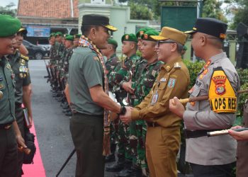 Danrem 043/Garuda Hitam Kunjungan Kerja Ke Kodim 0427/Way Kanan,Begini Pesan Beliau