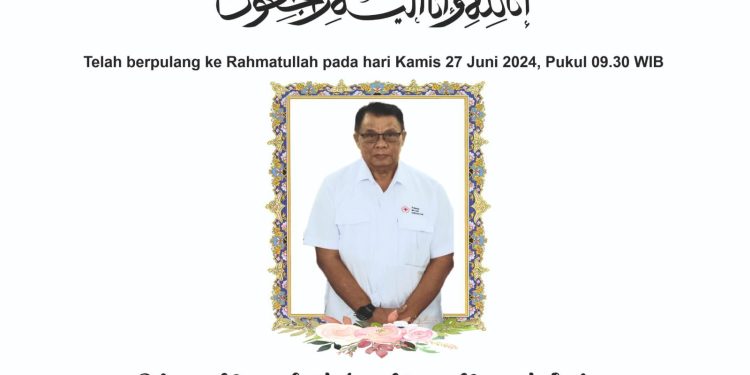 Pengurus PMI Way Kanan Turut berduka atas meninggalnya Drs Sutoyo Bin Kemal Soka Wakil Sekretaris PMI Prov Lampung