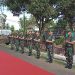 Dandim 0424/Tgm Letkol Inf Vicky Heru Harsanto,S.I.P., M.Si. Sambut Rombongan Danrem 043/Gatam