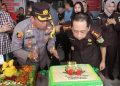 Wujud Sinergitas, Kapolres Lampung Tengah Berikan Kejutan di Hari Adhyaksa Ke – 64