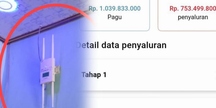 Mark Up Biaya Wifi ! Pelaporan DD Kalicinta TH Anggaran 2023 Acak-acakan