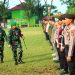 Bersama TNI, Polres Tanggamus Gelar Apel Kesiapan Pengamanan Kunker Presiden Republik Indonesia