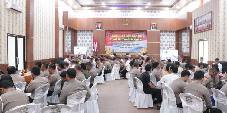Tim Itwasum Polri Lakukan Audit Kinerja Tahap II TA 2024 Yang Dipusatkan di Mapolres Tulang Bawang