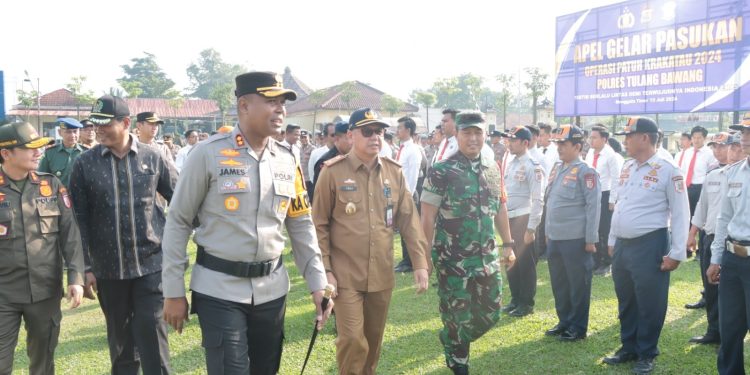 Polres Tulang Bawang Gelar Operasi Patuh Krakatau 2024, Catat 7 Pelanggaran Yang Akan Ditindak
