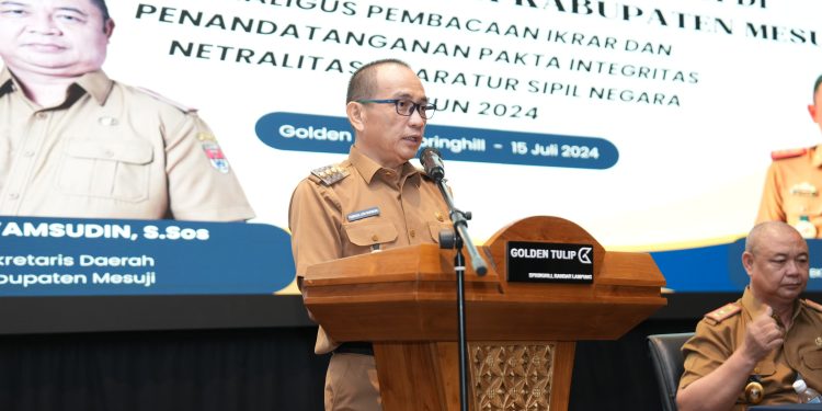 Pemerintah Kabupaten Mesuji Melaksanakan Sosialisasi Netralitas ASN dan Penyuluhan Anti Korupsi