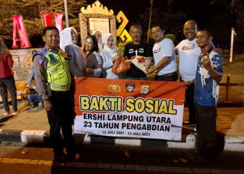 Bintara Polri 2001 Baksos Isi Rangkaian Kegiatan HUT Anniversari Ershi Ke-23
