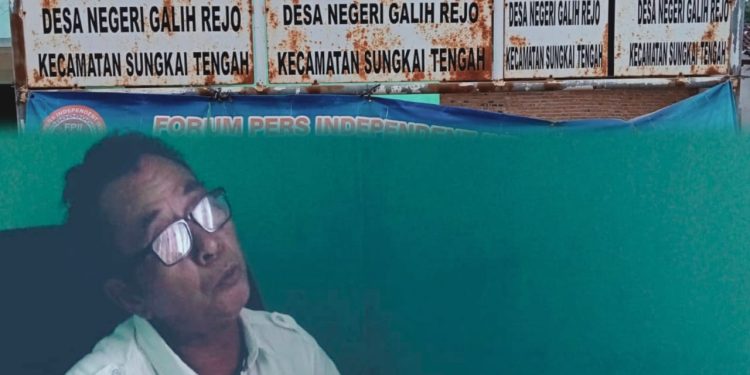 Perealisasian DD Negeri Galih Rejo, Kades Hardi Terindikasi Tertutup