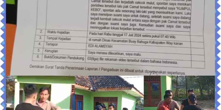 Dewi Sudah Lapor Polres Karena Merasa di Permalu Oleh Camat Buay Bahuga