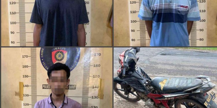 Berencana COD Melalui Medsos Pelaku Pencurian Motor Di Tangkap Polisi