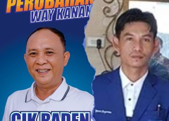 Dinilai Layak Maju Pilkada Way Kanan. CIK Reden Siap disandingkan Dengan Resmen Khadafi