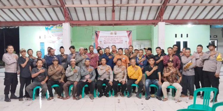 Iptu Zulian: Masyarakat Bratesana Adiwarna Apresiasi Program Bermalam di Tiap Kampung