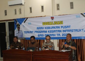 Sosialisasi Arah dan Kebijakan Pusat terkait Program Kegiatan Infrastruktur Bagi Daerah Tahun 2025 di Kabupaten Mesuji