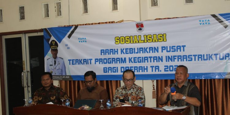 Sosialisasi Arah dan Kebijakan Pusat terkait Program Kegiatan Infrastruktur Bagi Daerah Tahun 2025 di Kabupaten Mesuji