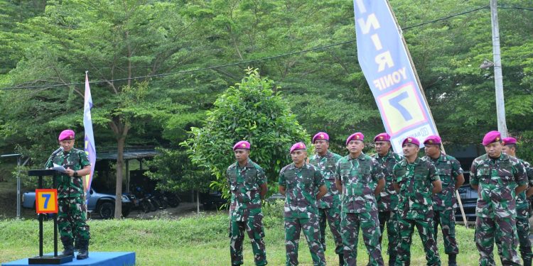 “PERESMIAN KELAS LAPANGAN GOBANG YONIF 7 MARINIR OLEH DANBRIGIF 4 MAR/BS”
