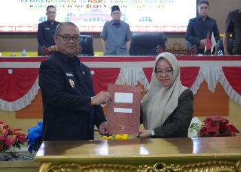 DEWAN PERWAKILAN RAKYAT DAERAH (DPRD) KABUPATEN MESUJI  GELAR RAPAT PARIPURNA.