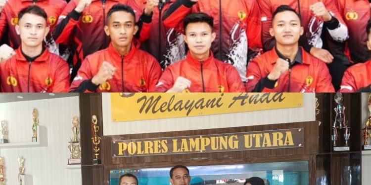Kapolres Lampura Beri Dukungan Moril Kepada Personel Yang Akan Mengikuti Pertandingan International Taekwondo Championship di Malaysia