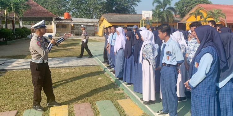 Cegah dan Minimalisir Laka Melibatkan Pelajar, Ini Yang Dilakukan Satlantas Polres Tulang Bawang