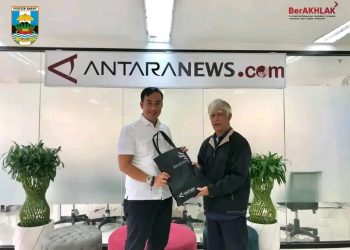 Kominfo Pesisir Barat Kunjungi Lantor LKBN ANTARA di Jakarta