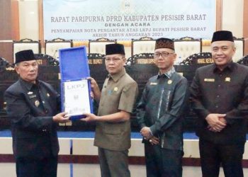 DPRD Pesibar Rapurna LKPJ dan Laporan LHP BPK