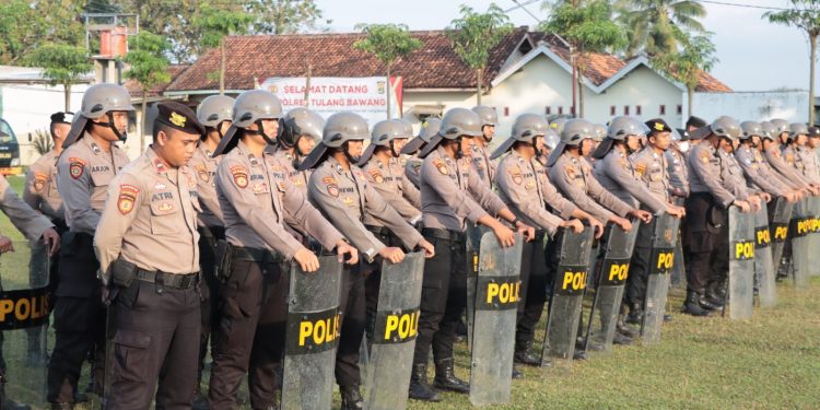 Polres Tulang Bawang Gelar Latihan Dalmas Secara Periodik, AKBP James Paparkan Tujuannya