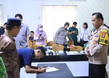 Cegah Aksi Tawuran dan Geng Motor di Kalangan Pelajar, Polres Lampung Utara Gelar Mitigasi