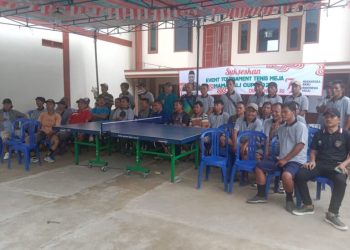 Sambut Hari Kemerdekaan Indonesia, Pekon Penggawa V Ulu Gelar Turnamen Tenis