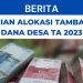 DD Tambahan 2023,Menambah Angka Dugaan Korupsi Semakin Kuat di 232 Desa Lampung Utara