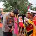Disambut Tarian Adat Lampung dan Polisi Cilik, AKBP Rivanda Jejakan Kaki Perdana di Polres Tanggamus