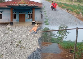 Peningkatan Jalan Lapen Desa Mekar Asri Terindikasi Minim Bahan Material